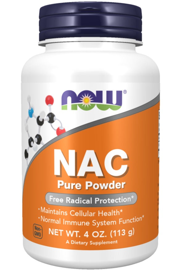 NAC, Pure Powder - 113 grams - NOW Foods
