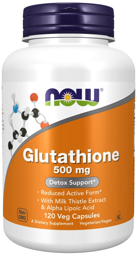 Glutathione, 500mg - 120 vcaps - NOW Foods