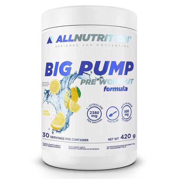 Big Pump, Lemon - 420 grams - Allnutrition