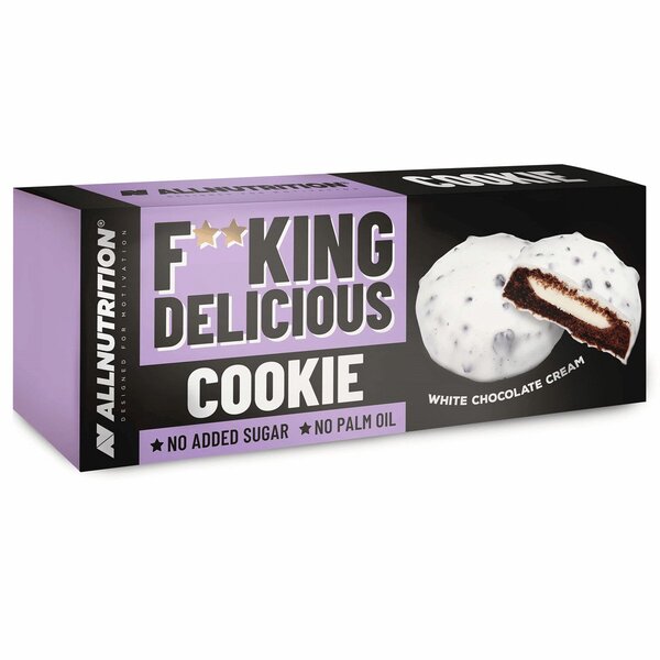 Fitking Delicious Cookie, White Choco Cream - 128 grams - Allnutrition