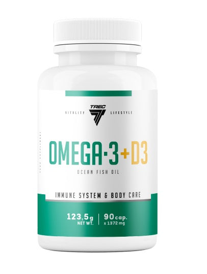 Omega-3 + D3 - 90 caps - Trec Nutrition