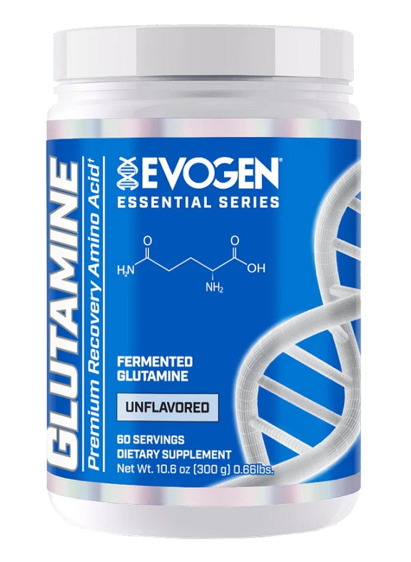 Glutamine, Unflavored - 300 grams - Evogen