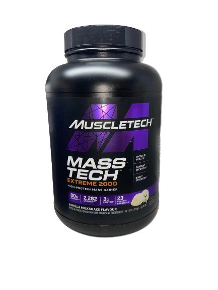 Mass-Tech Extreme 2000, Vanilla Milkshake - 2720 grams - MuscleTech