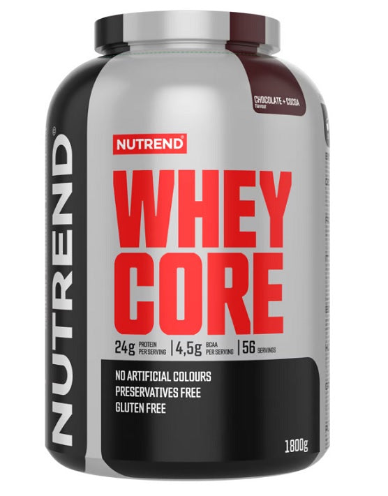 Whey Core, Chocolate + Cocoa - 1800 grams - Nutrend