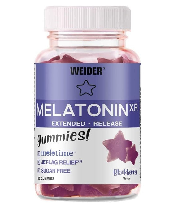 Melatonin XR, Blackberry - 60 gummies - Weider