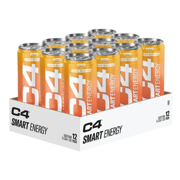 C4 Smart Energy, Mango - 12 x 330 ml. - Cellucor