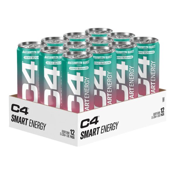 C4 Smart Energy, Watermelon Burst - 12 x 330 ml. - Cellucor