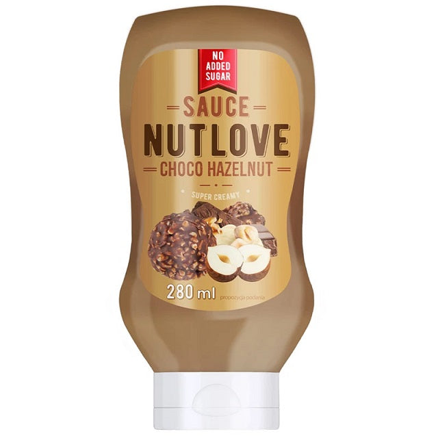 Nutlove Sauce, Choco Hazelnut - 280 ml. - Allnutrition