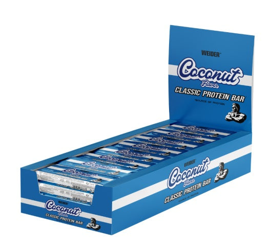 Classic Protein Bar, Coconut - 24 x 35g - Weider