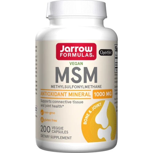 MSM (Methyl-Sulfonyl-Methane), 1000mg - 200 vcaps - Jarrow Formulas