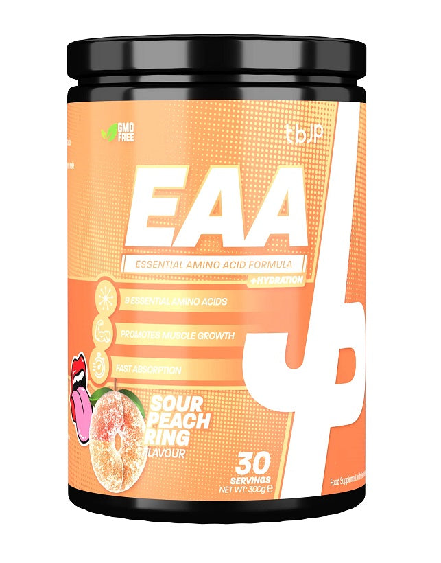 EAA + Hydration, Sour Peach Ring - 300 grams - Trained by JP