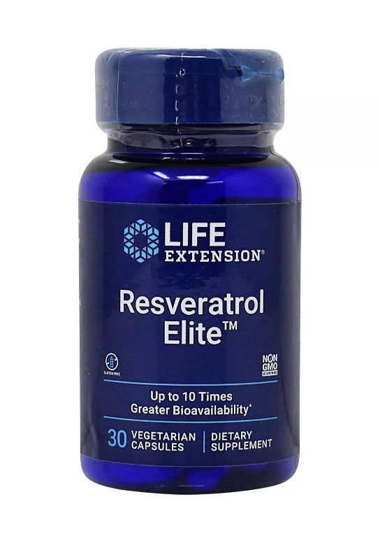 Resveratrol Elite - 30 vcaps - Life Extension