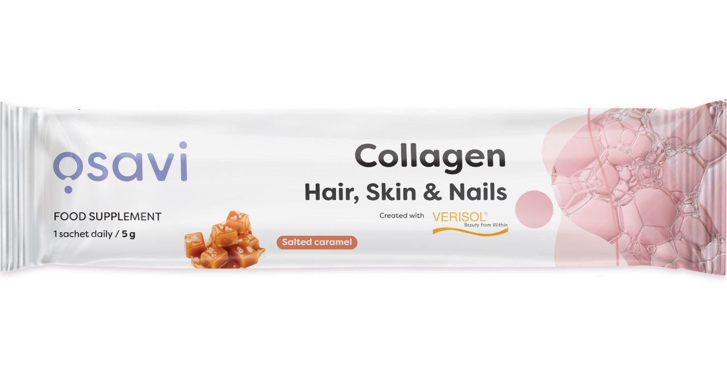 Collagen Peptides (Hair, Skin & Nails), Salted Caramel - 5 grams (1 serving) - Osavi