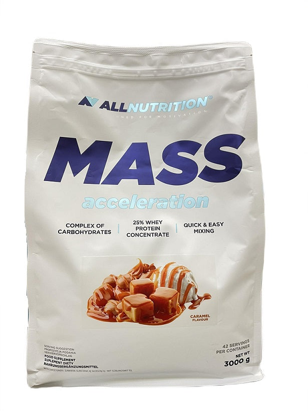 Mass Acceleration, Caramel - 3000 grams - Allnutrition
