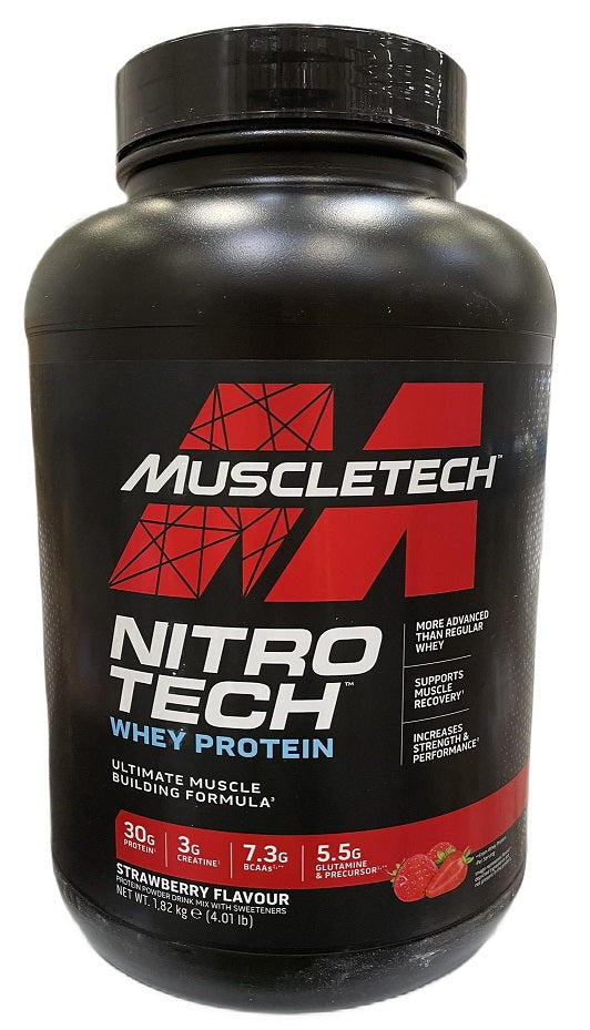 Nitro-Tech, Strawberry - 1820 grams - MuscleTech