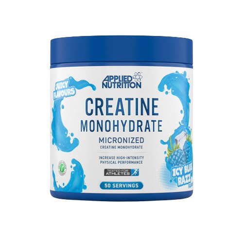 Creatine Monohydrate, Icy Blue Razz - 250 grams - Applied Nutrition