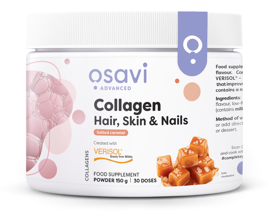 Collagen Peptides (Hair Skin & Nails), Salted Caramel - 150 grams - Osavi