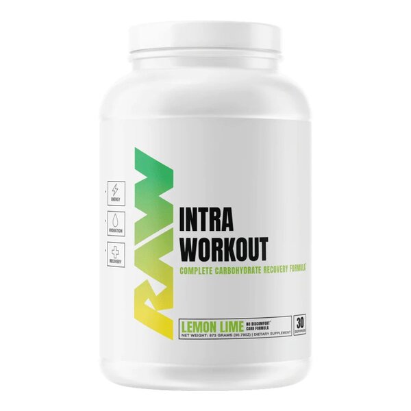 Intra Workout, Lemon Lime - 873 grams - Raw Nutrition