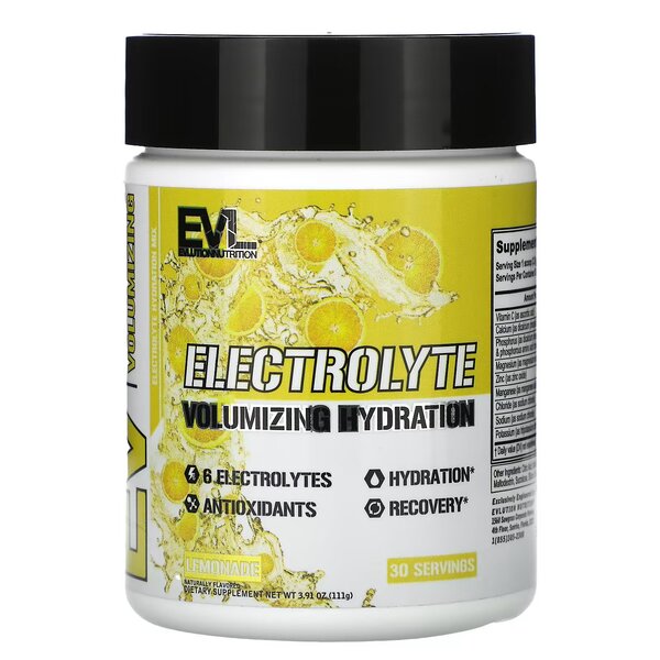 Electrolyte, Lemonade - 111 grams - EVLution Nutrition