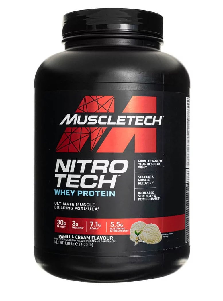 Nitro-Tech, Vanilla Cream - 1810 grams - MuscleTech