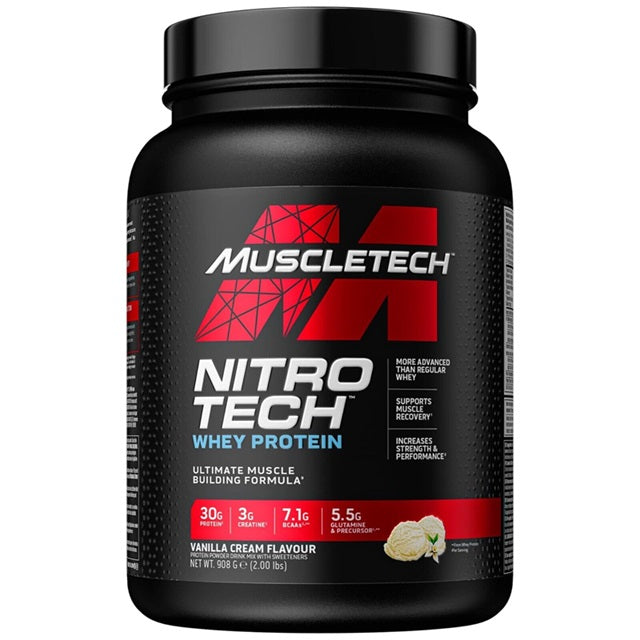 Nitro-Tech, Vanilla Cream - 908 grams - MuscleTech