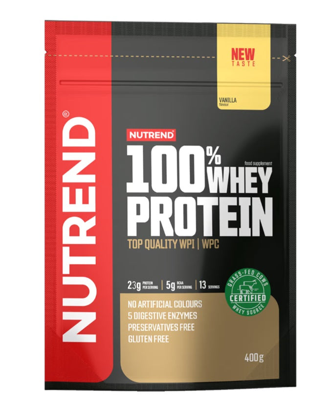 100% Whey Protein, Vanilla - 400 grams - Nutrend