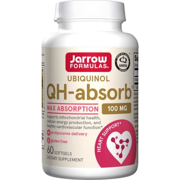 Ubiquinol QH-absorb, 100mg - 60 softgels - Jarrow Formulas