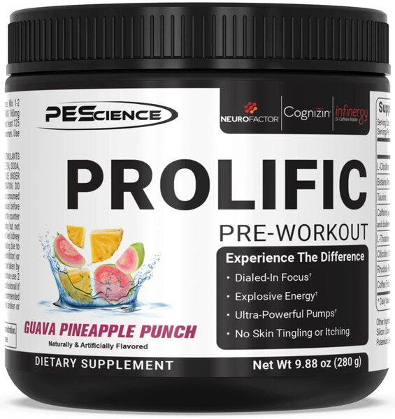 Prolific, Guava Pineapple Punch - 280 grams - PEScience