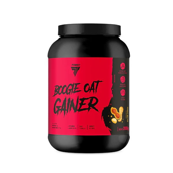 Boogie Oat Gainer, Peanut Butter - 2000 grams - Trec Nutrition