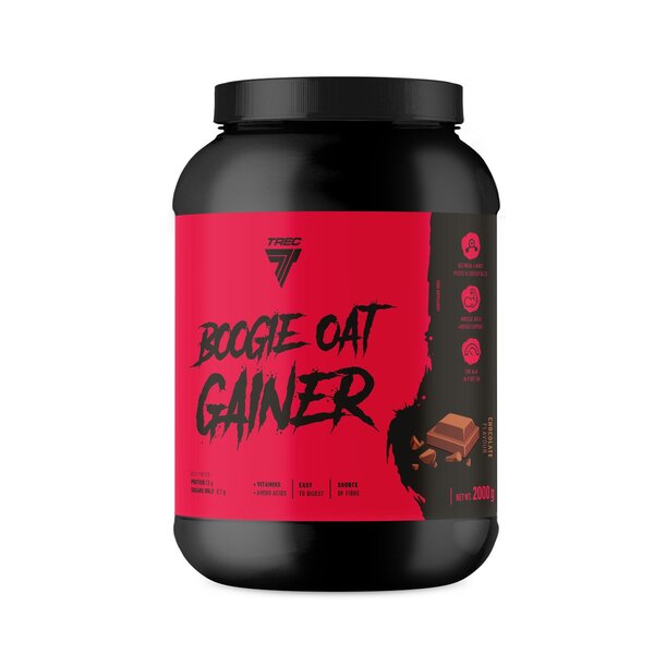 Boogie Oat Gainer, Chocolate - 2000 grams - Trec Nutrition
