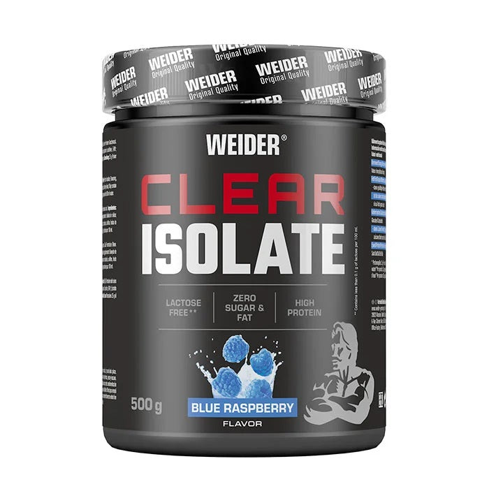 Clear Isolate, Blue Raspberry - 500 grams - Weider