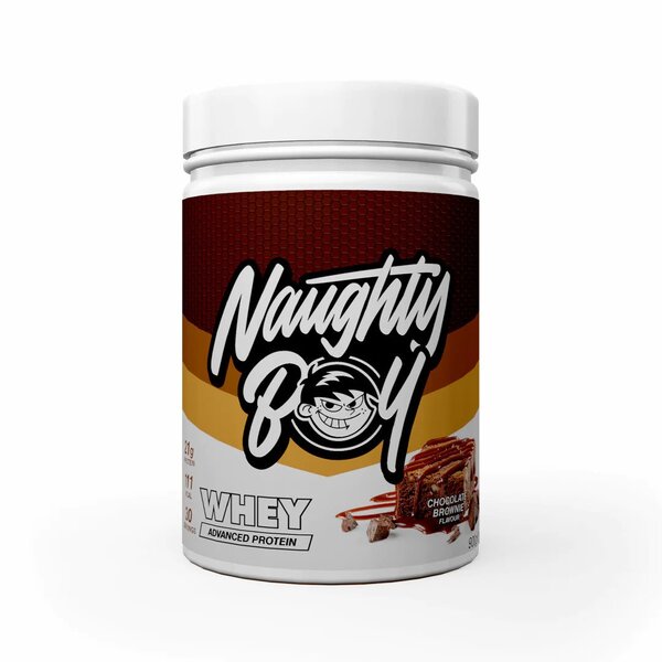 Advanced Whey, Chocolate Brownie - 900 grams - Naughty Boy