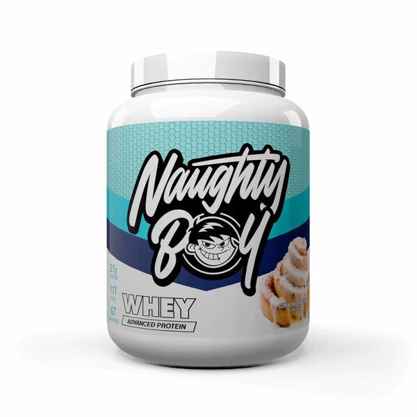 Advanced Whey, Cinnamon Bun - 2010 grams - Naughty Boy