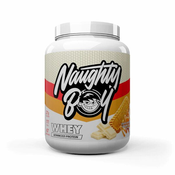 Advanced Whey, White Chocolate Caramel Biscuit - 2010 grams - Naughty Boy