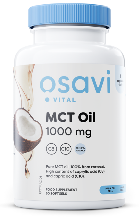 MCT Oil, 1000mg - 60 softgels - Osavi
