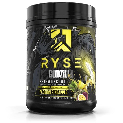 Godzilla Pre-Workout, Passion Pineapple (EAN 850041914510) - 714 grams - RYSE