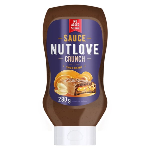 Nutlove Sauce, Crunch - 280 ml. - Allnutrition