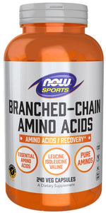 Branched-Chain Amino Acids - 240 vcaps - NOW Foods