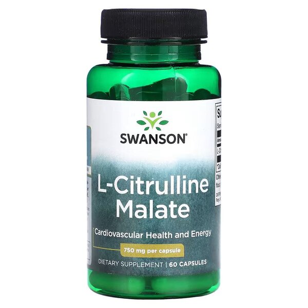 L-Citrulline Malate Complex, 750mg - 60 caps - Swanson