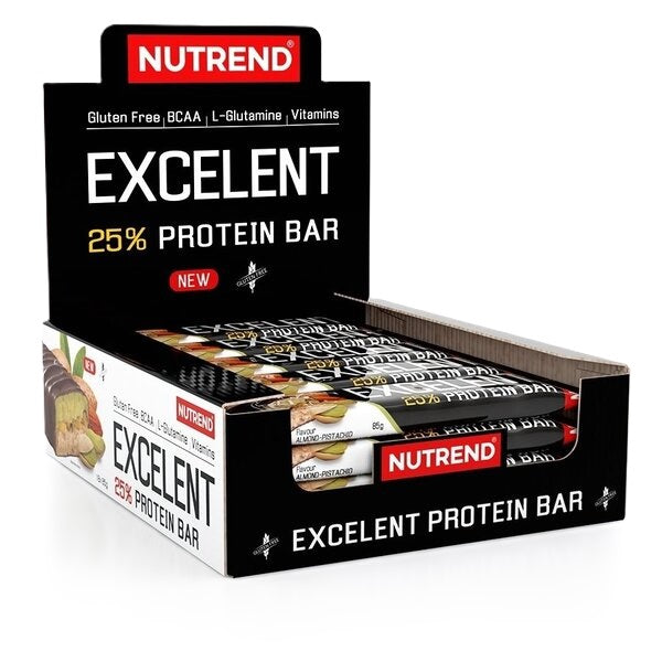 Excelent 25% Protein Bar, Salted Caramel - 18 x 85g - Nutrend