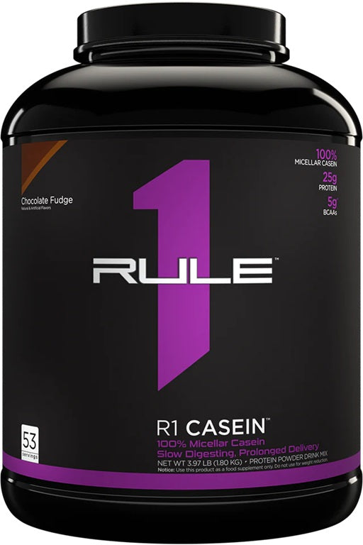 R1 Casein, Chocolate Fudge - 1800 grams - Rule One