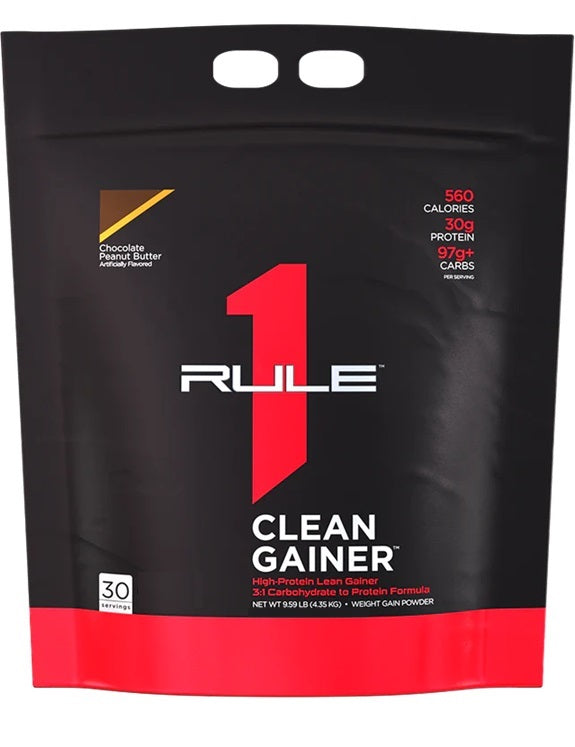 R1 Clean Gainer, Chocolate Peanut Butter - 4350 grams - Rule One