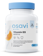 Vitamin D3, 4000IU - 60 softgels - Osavi