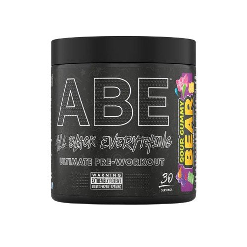ABE - All Black Everything, Sour Gummy Bear - 375 grams - Applied Nutrition