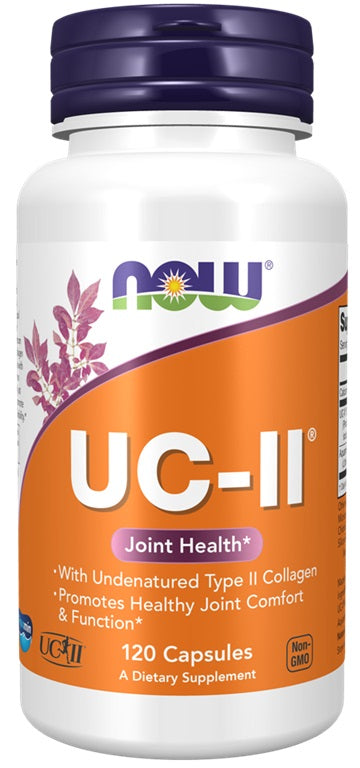 UC-II Undenatured Type II Collagen - 120 caps - NOW Foods