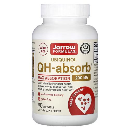 Ubiquinol QH-absorb, 200mg - 90 softgels - Jarrow Formulas