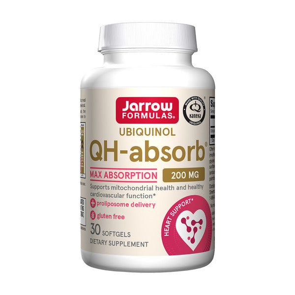 Ubiquinol QH-absorb, 200mg - 30 softgels - Jarrow Formulas