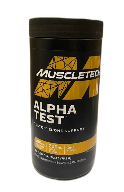 Alpha Test - 120 vcaps - MuscleTech