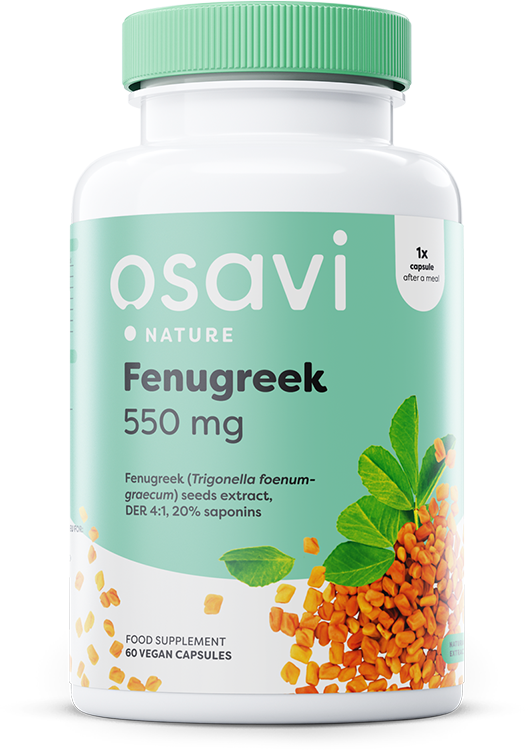 Fenugreek, 550mg - 60 vcaps - Osavi