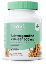 Ashwagandha KSM-66, 200mg - 60 vegan caps - Osavi